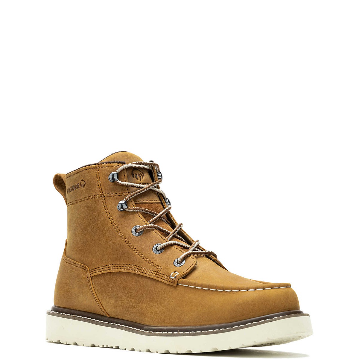 Wolverine Steel Moc 5 Steel Toe Chukka Brown Leather‎ 5\