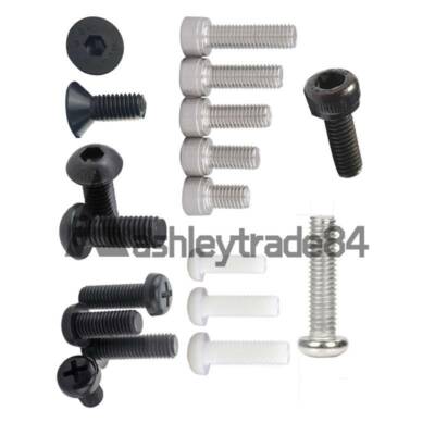 100pcs M2 M3 Allen Knöpfe Phillips Flat Rund Linsenkopf Schrauben Bolzen