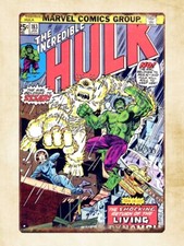  room wall decor ideas  comics  metal tin sign