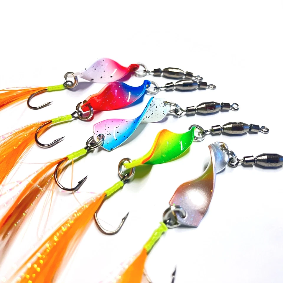 ROTATION SPOON 5er-Set | neuer Top Köder mit Einzelhaken | 3g / 7cm | Forellen - Bild 2 von 4