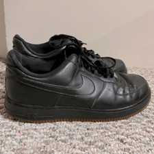 Nike Air Force 1 '07 Low Black LIGHT BROWN Rare- Men  s Size 11.5