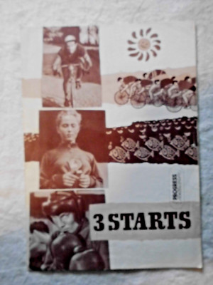 DDR Filmprogramm ''Progress''   3 STARTS  Sportlerfilm von 1955 Nr. 50/56