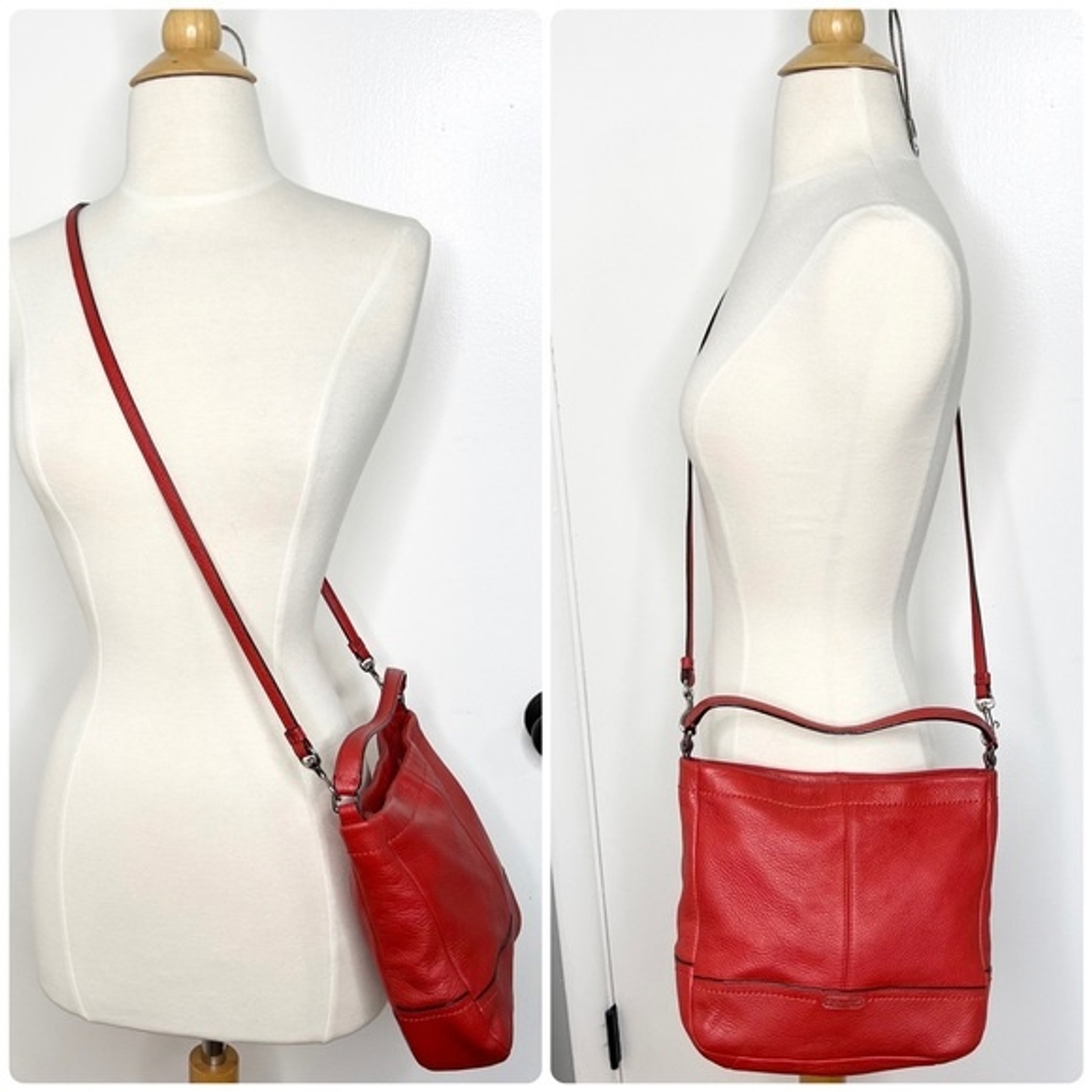 Coach Park Leather Mini Duffle Crossbody Bag F49160 V… Gem