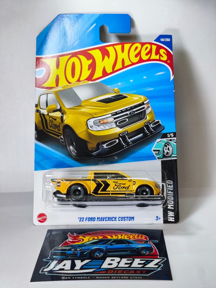 Hot Wheels 2025 '22 Ford Maverick Custom Yellow Case B (Promo