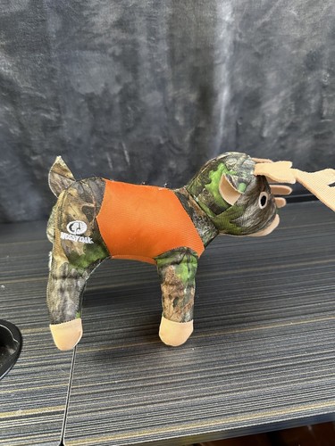 Mossy Oak Camouflage Deer Plush Stuffed Animal Hunting Fishing Outdoors 8” READ - Picture 4 of 14