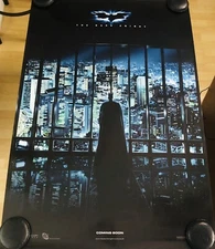 THE DARK KNIGHT 27x40 Original DS Movie Poster BATMAN RARE Heath Ledger Bale NEW