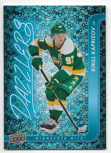 24/25 UPPER DECK EXTENDED DAZZLERS BLUE Hockey (#DZ101-DZ150) U-Pick From List - Picture 3 of 7
