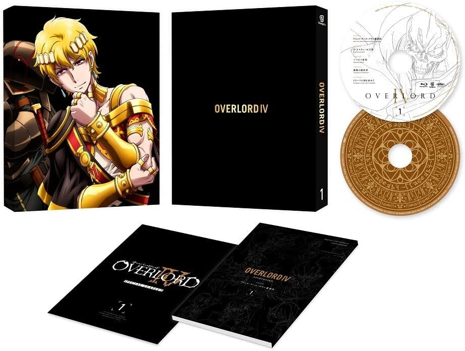 オーバーロード OVERLORD Ⅳ BD/DVD B2 販促ポスター OVERLORD IV Vol.1 First Limited Edition Blu-ray Soundtrack