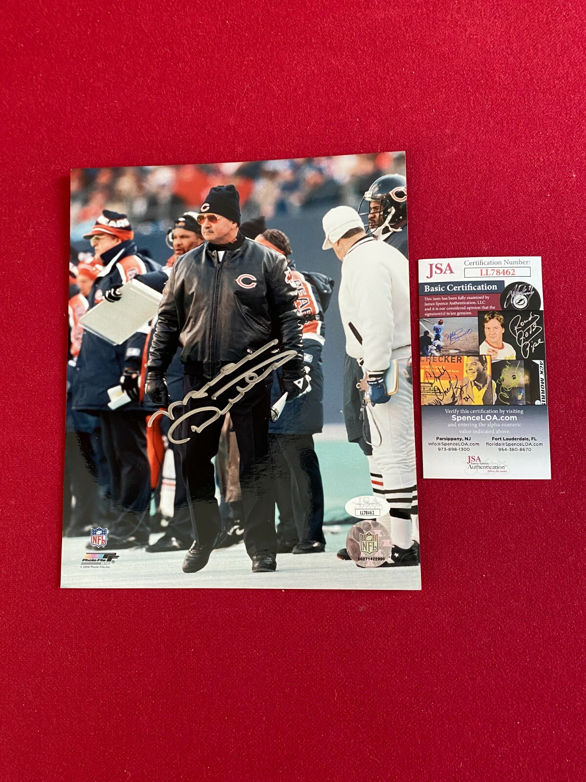 Mike Ditka Autographed Signed Chicago Bears , "" (JSA) 8x10 Photo () 