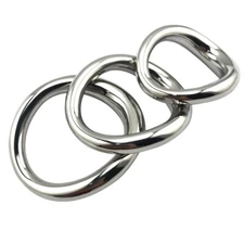 Stainless Steel Bandage Lock Scrotum Stretcher Heavy Male Metal Rings Delay Men