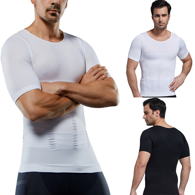 Männer Haltung Corrector Weste Kompression Shirt Tops Mieder Unterwäsche Korsett