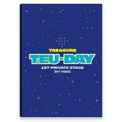TREASURE 1ST PRIVATE STAGE [TEU-DAY] KIT VIDEO /Kit+Foto Buch+Poster+3 Karte+etc