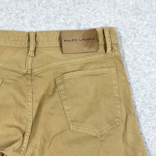 Pantalones de mezclilla elásticos Ralph Lauren etiqueta negra para hombre 30x30 motocicleta motociclista - Imagen 11 de 15