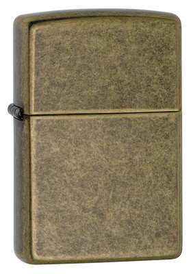 Zippo 201FB Windproof Antique Finish Brass Lighter, New In Box