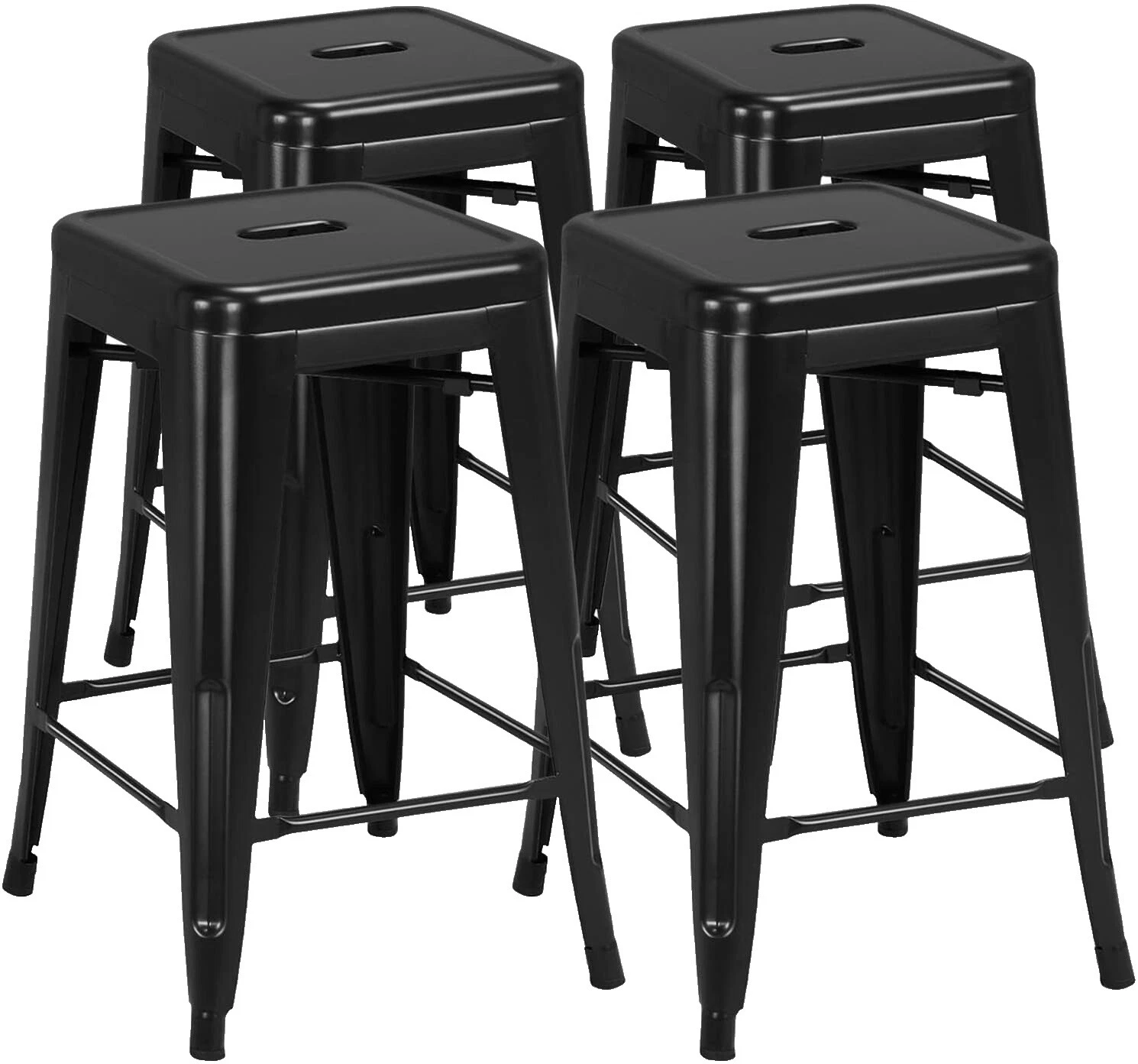 Industrial Metal Frame Bar Stools & Stools