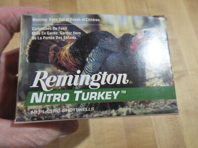 Empty Ammo Shotshell  Box Remington Nitro Turkey 12 ga (w15) # 95