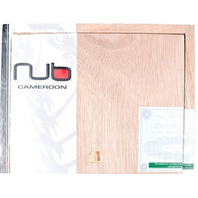 Nub Cameroon 460 Empty Wooden Cigar Box 6.25'' x 5'' x 4''