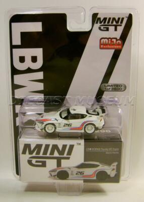ミニGT トヨタ スープラ USA限定 MIJO TSMミホ限定モデル 新品 TOYOTA GR SUPRA MARTINI RACING CHASE LBWK LB WORKS MIJO TSM MODEL