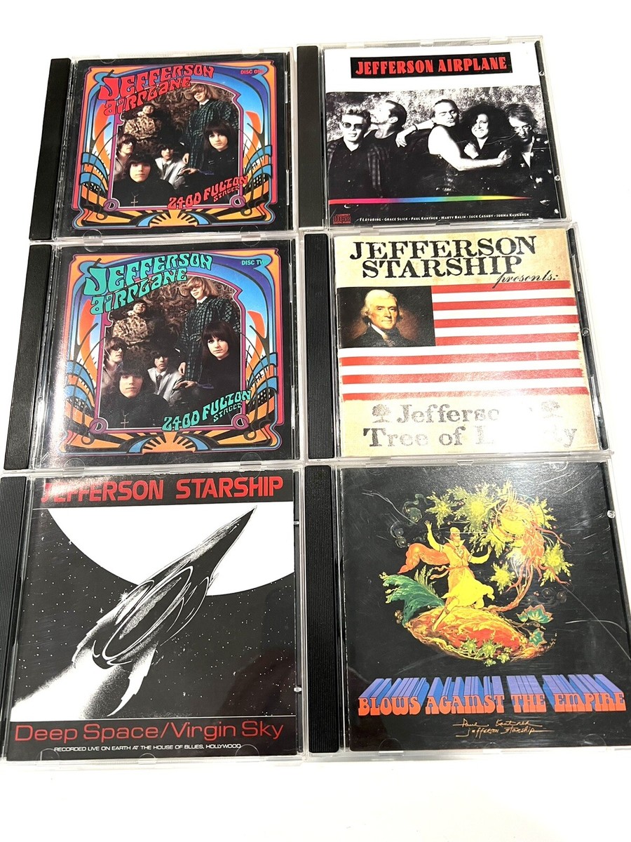 Jefferson Starship & Jefferson Airplane CD Lot of 6 Deep Space