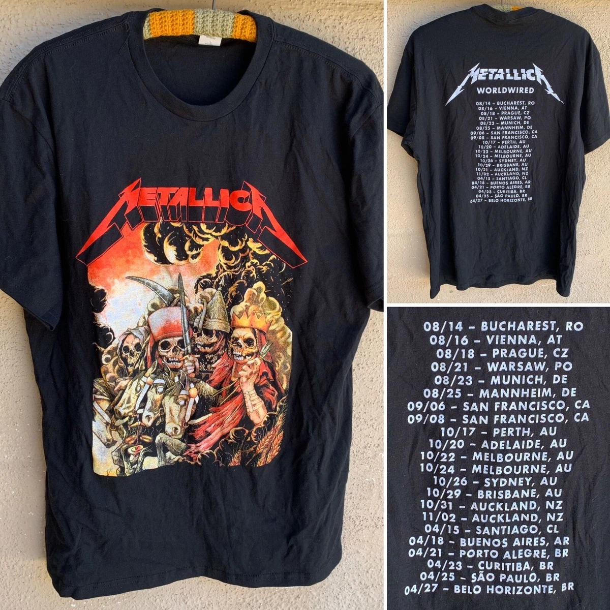 Metallica t shirt nz cheap