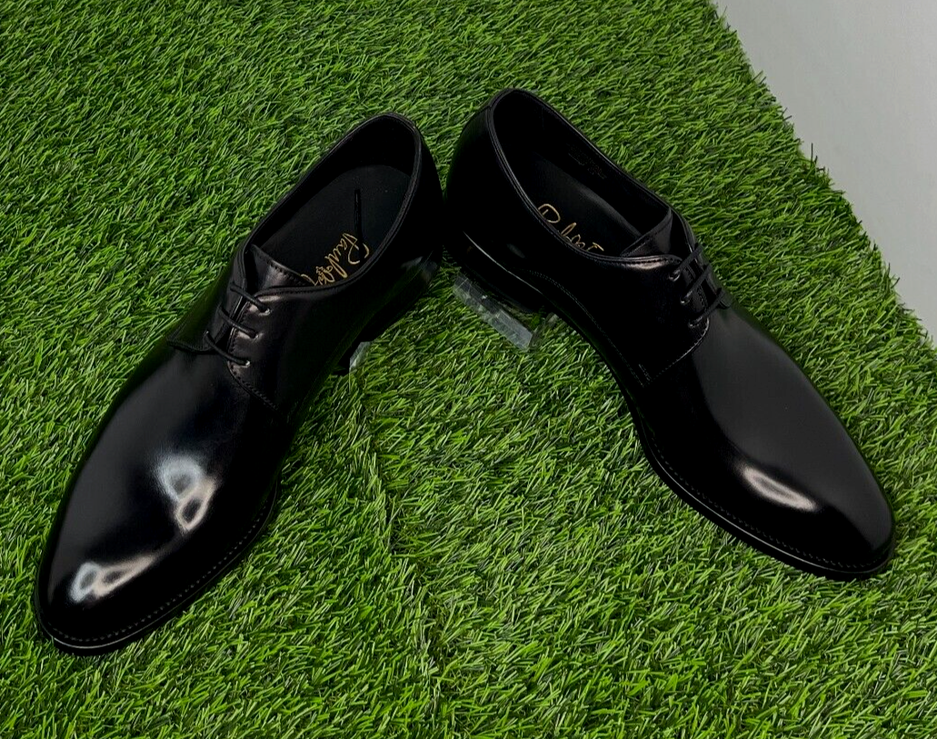 SAOLA Paul Evans derby uomo nero taglia US7 UK6 stringato made in Italy