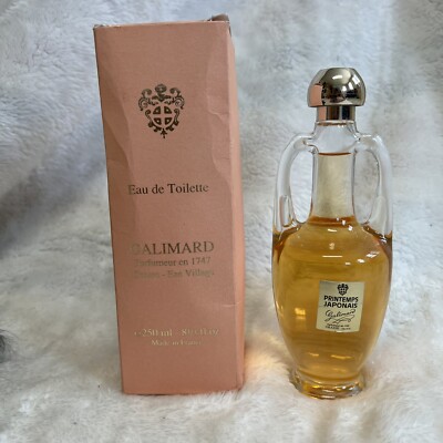 VINTAGE GALIMARD PRINTEMPS JAPONAIS PARFUMEUR EN 1747 GRASSE FRANCE 250ML Huge