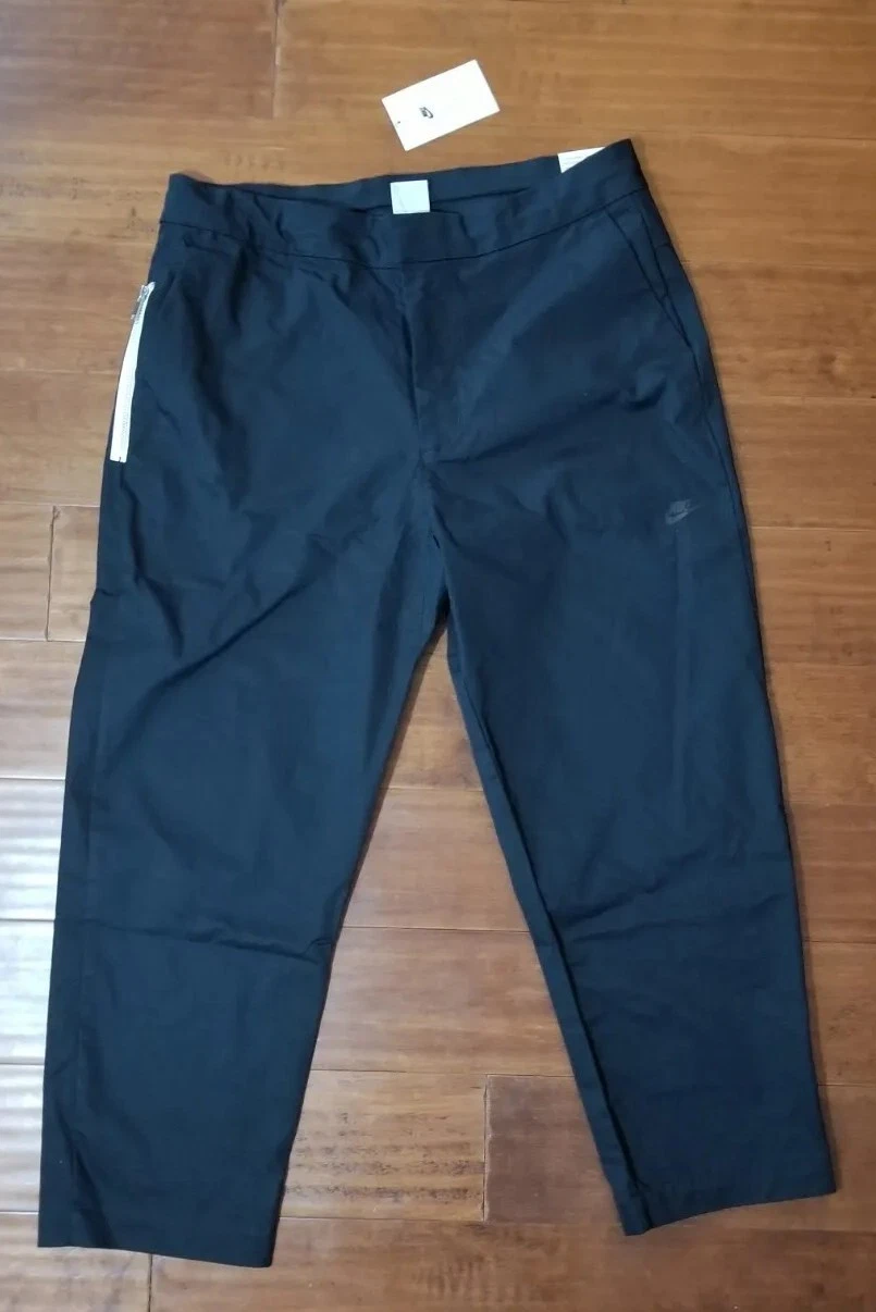 Nike Sportswear Essentials Men’s Woven Utility Pants Size 34 DD7032-010 Black