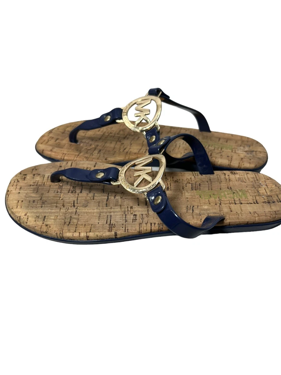 Michael kors mk charm on sale jelly flat sandals