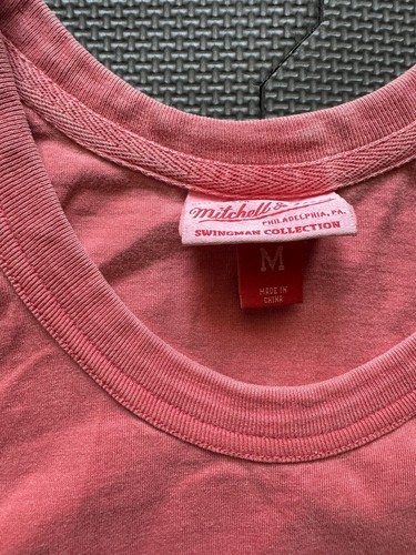 MITCHELL & NESS NBA HOUSTON ROCKETS HAKEEM OLAJUWON WASHED OUT SWINGMAN JERSEY M - Picture 3 of 8