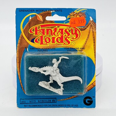 Grenadier Fantasy Lords #54 Mtd. Kobolds #2 Vtg Metal Mini 1989 M-313 D&D RPG
