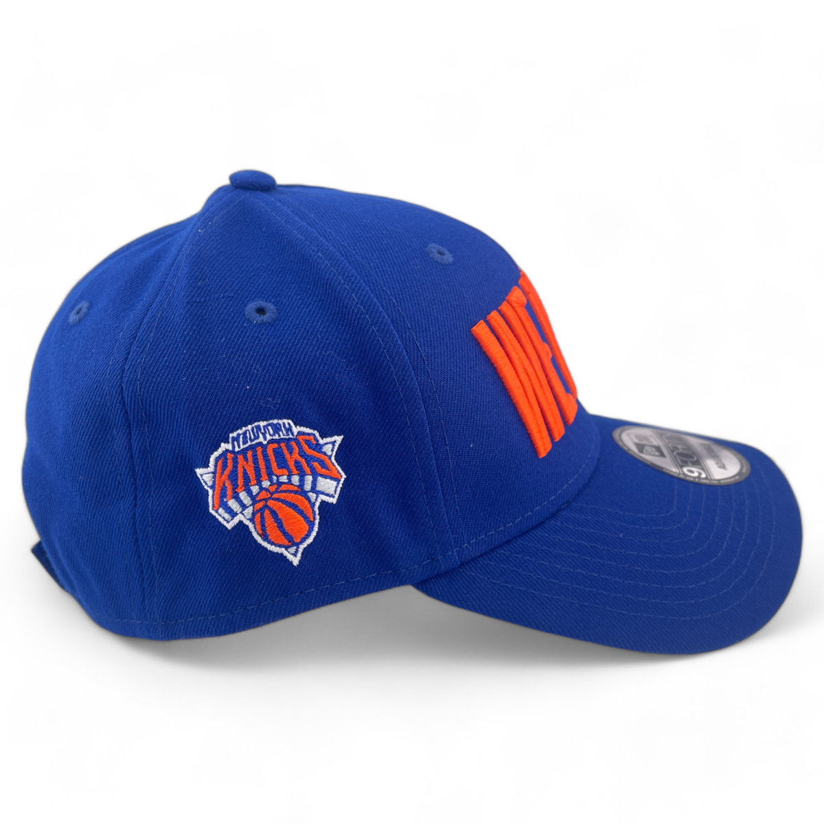 New Era New York Knicks “We Here” Blue Orange Patch 9Forty