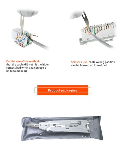 RJ11 Original Krone Lsa-plus Telecom Phone Wire Cable RJ11 RJ45 Punch Down tool - Picture 5 of 9