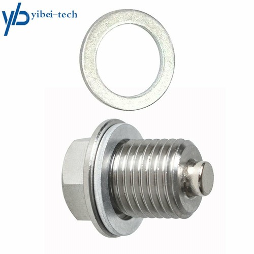 NS M14 X 1.5 Universal Car Oil Drain Plug With Neodymium Magnet Stainless Steel - View #2