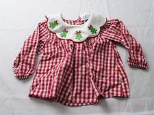Rylee Faith Designs Toddler's Christmas Embroidered Bloomer Set AE9 Red Size 18M