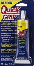 2oz Beacon Quick Grip Glue Adhesive Super Strong Flexable Permanent Dries Clear