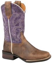 Roper Girls' Little ' Faux Leather Western Boot Square Toe -