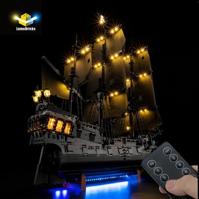 LED Light Kit for LEGO  10365 Captain Jack Sparrow's Pirate Ship Light Remote