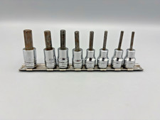 Snap-on 208efay 8-piece 38 Drive Sae Standard Hex Bit Socket Set 18-38 Snap-on 208efay 8-piece 38 Drive Sae Standard Hex Bit Socket Set 18-38