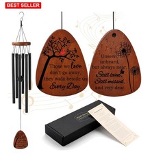 Memorial Wind Chimes 26 Inch Sympathy Gifts for Loss of Loved One