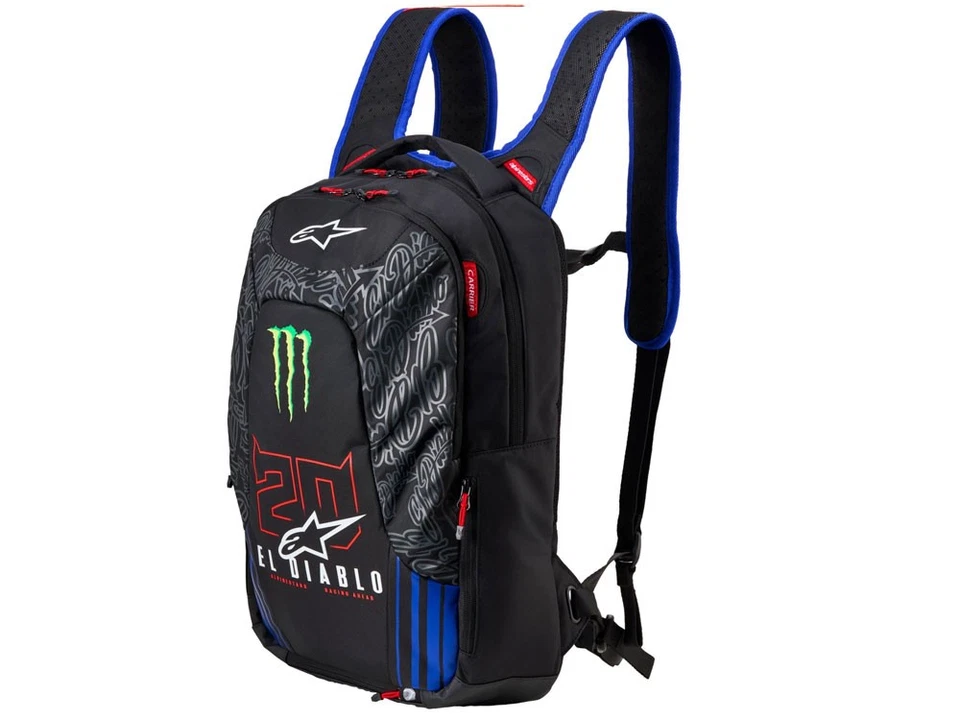 Alpinestars FQ20 City Hunter V2 Monster Sac Moto 22 L Noir/Rouge/Bleu/Vert - Photo 1/1