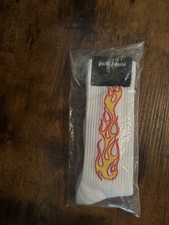 white palm angels flame socks