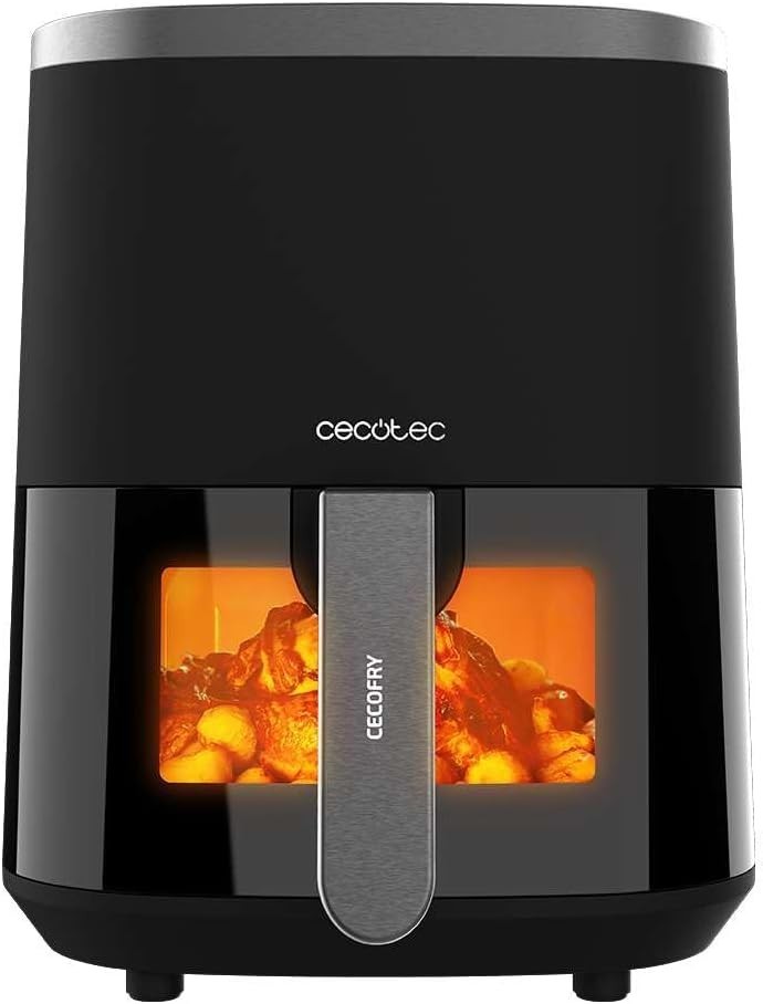 Cecotec Friggitrice ad Aria Cecofry Fantastik Window 4000 | 1400 W, Capacità 4 L