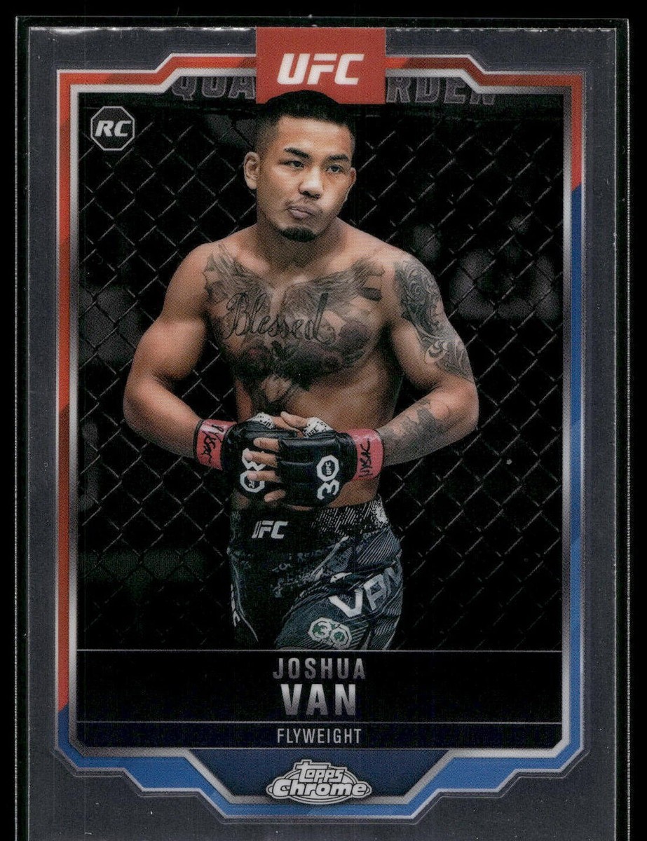 2025 Topps Chrome UFC Joshua Van ROOKIE CARD Flyweight #136 RC | eBay