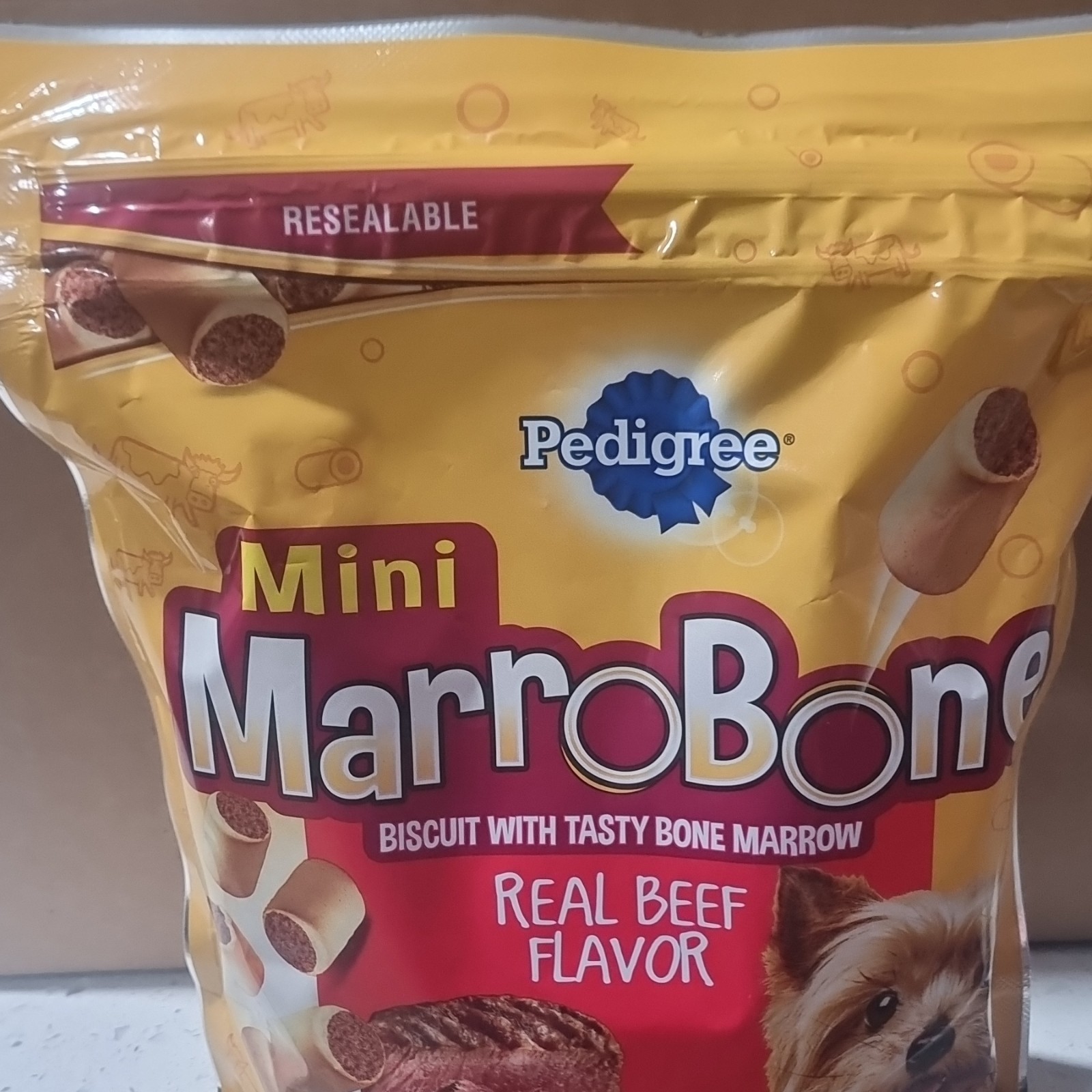 Pedigree Mini MarroBone Biscuits Real Beef Flavor Dog Treats