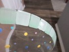 Vintage Art Deco  Green Decorative Poka Dot  Glass Round Pedestal Plate 10" — photo 7