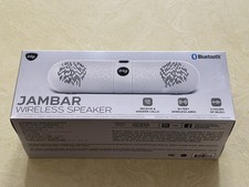 White Jambar Wireless Bluetooth Speaker by iHip