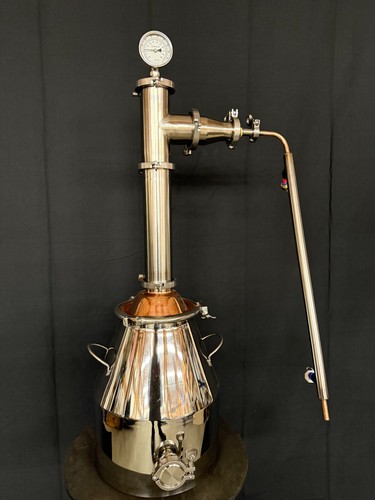 Pot Still - Entry Level 8 gallon 3 inch stainless steel fractionating column
