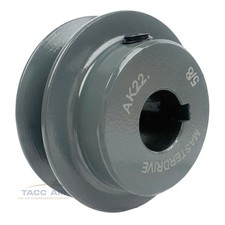 AK22-5/8 Cast Iron 2.25" Single Groove Pulley A Section V Belt 4L 5/8 Shaft Bore