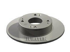 2X Juratek HON127 Rear Brake Discs 260mm Fits Honda Accord