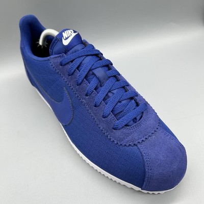 2018 Nike Classic Cortez Nylon Deep Blue White 807472-407 Herren Uk 10 Terrassen